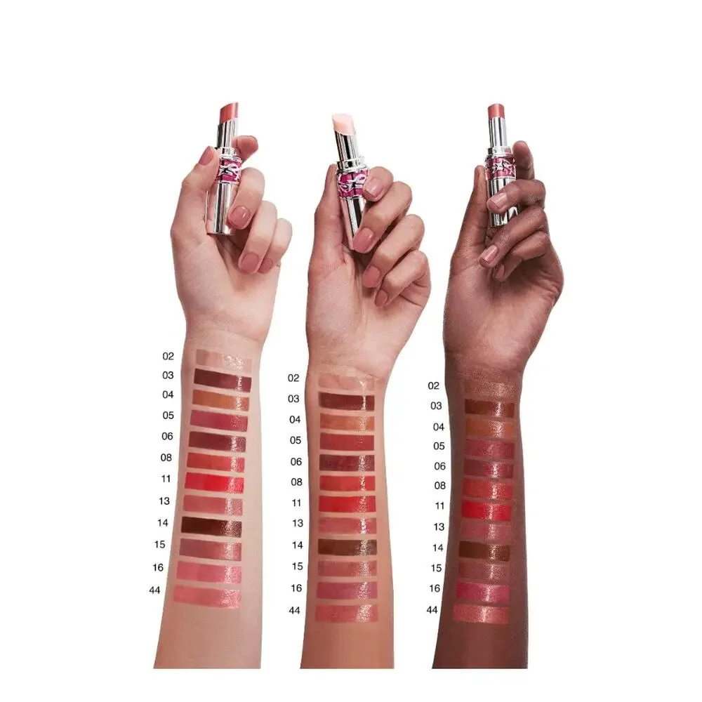 YSL Candy Glaze Lip Gloss Stick 15 Showcase Nude Luxury High Shine Hydrating NIB